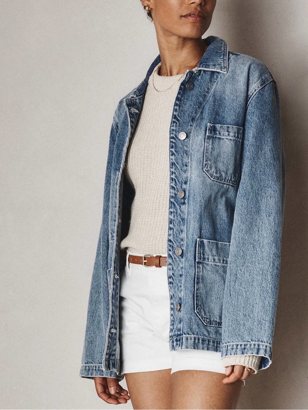 EUC Quince Denim Chore Jacket